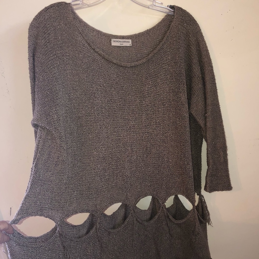 Georgina Estefania Boho Sweater with cutouts - Picture 6 of 8